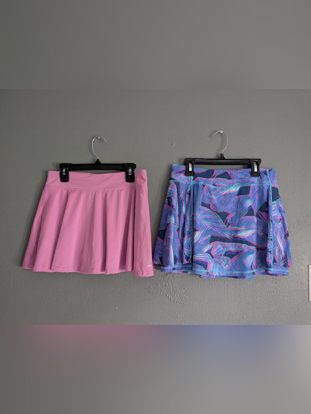 Pink and Multi-Color Girl Skirt Duo – Athletic Skirt Set